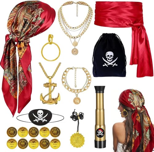 Piratenkostüm damen set - piratenkostüm,