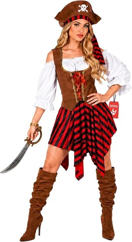 Damen piraten wench kostüm - kostüm, +