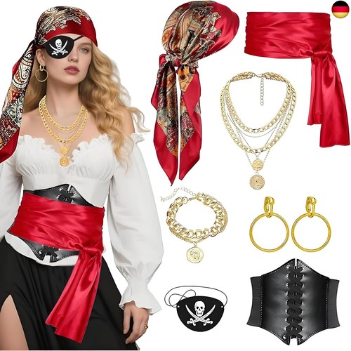 Piratenkostüm damen zubehör - piratenkostüm,