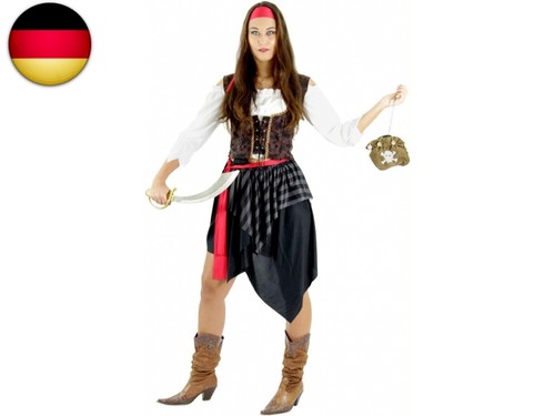 Piraten kostüm für damen - kostüm,