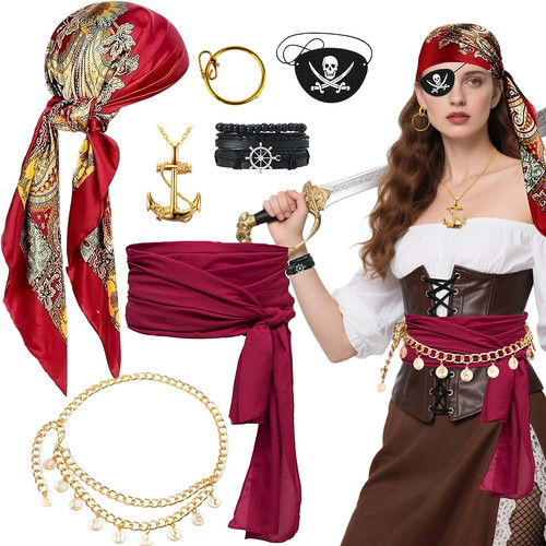 Piratenkostüm damen piezas - piratenkostüm, 7