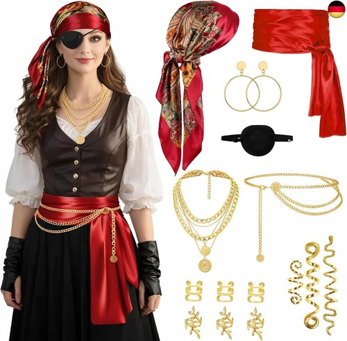 Piratenkostüm damen zubehör - damen,