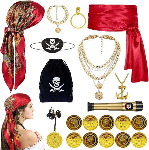 Stück piratenkostüm - 10,