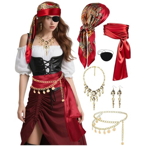 Piratenkostüm damen set - damen,