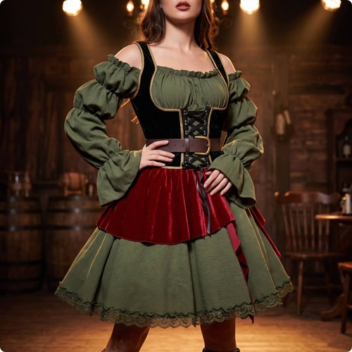 Piratenkostüm schulterfrei - piratenkostüm,