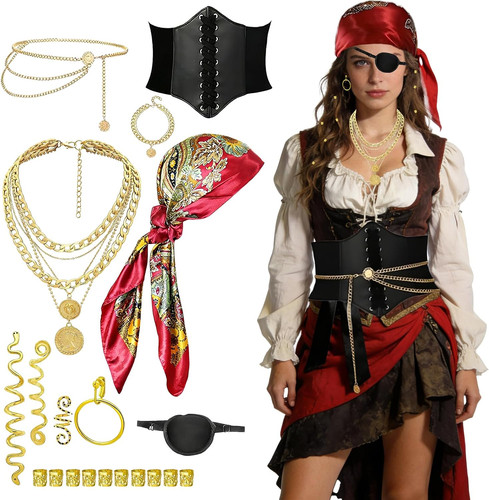 Piratenkostüm zubehör - piratenkostüm,