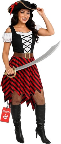 Damen piraten wench kostüm - wench, +